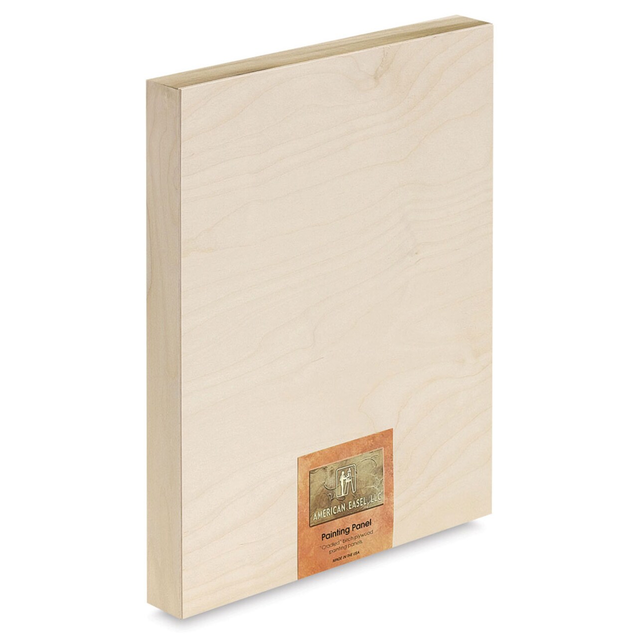 American Easel Wood Painting Panel - 12" x 16" x 1-5/8", Deep Panel